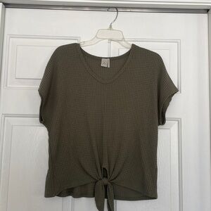 Paper Crane Waffle Knit Top
